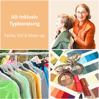 All-Inklusiv-Typberatung mit Farbe, Stil & Makeup-Themen