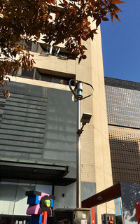 Wind powered street lights 