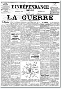 Le journal "l'indépendance belge"