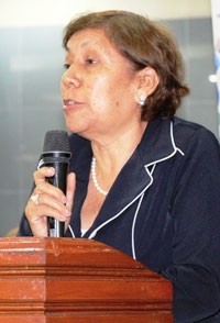 Antonieta Philco, Directora de la Unidad Educativa María Montessori de Manta, Ecuador.