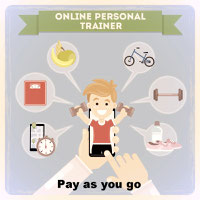 Virtual Personal Trainer "pay as you go" service