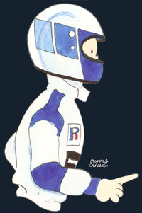 Helmet of David Brabham by Muneta & Cerracín