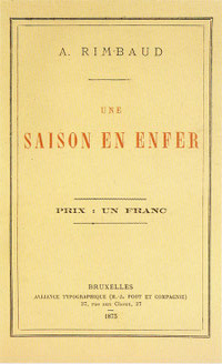 Prima edizione di "Una Stagione all'Inferno" (1873). Ed. Poot & C.