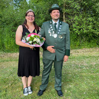 Königspaar 2019 Thomas Briel und Tanja Hoffmann