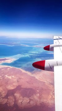 Scenic flight from Perth to Exmouth, 29.10.2017