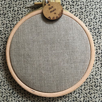 Support à broder, cercle à broder, tambour, mercerie, création au fil de l’yères, Normandie, Made in France, 