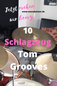 Tom Grooves am Schlagzeug lernen mit PDF Schlagzeugnoten