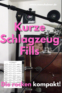 Kurze Schlagzeug Fills Noten