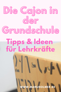 Cajon Unterricht Grundschule Kinder