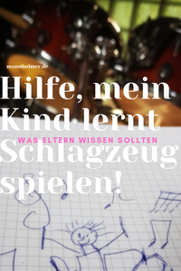 Kind Schlagzeug spielen lernen