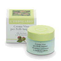 L'ERBOLARIO Crema Viso per Pelli Impure ALLA BARDANA E AL ROSMARINO recensione review