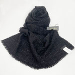 ファリエロ サルティ　Faliero Sarti　ストール　ボタニカル　ブラック Faliero Sarti 【SALE】FALIERO SARTI ファリエロサルティ I17