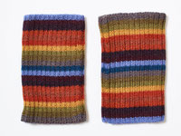 Armstulpen Pulswärmer Bunt gestreift weich warm Stulpen Alpakawolle Handarbeit Armstulpen Pulswärmer Bunt gestreift weich warm Stulpen Alpakawolle Handarbeit