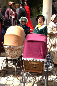 Die Kinderwagen waren wieder mal der Hingucker