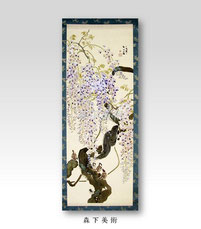 竹内栖鳳 藤花喜雀｜森下美術