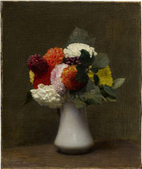 Henri Fantin-Latour, "Dahlien", 1872