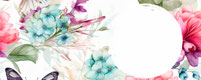 Druckatelier 46 Tassenvorlage Floral mit Foto