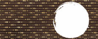 Druckatelier46 Tassenvorlage Pfeile braun-gold