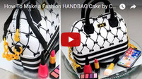 handbag cake, fashion cake, purse cake, makeup cake, make up cake,