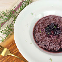 Risotto ai mirtilli