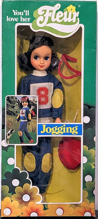 Second variant of Jogging Fleur with Tennisstar facemold, short lashes and Fleur flip hairstyle. Photo from Worthpoint.