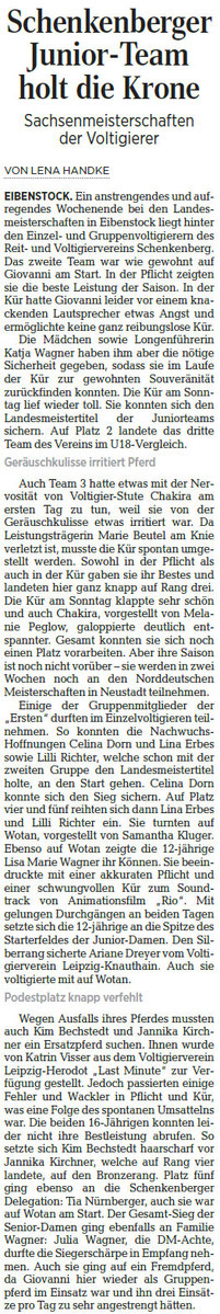 Veröffentlicht mit freundlicher Genehmigung. Quelle: Leipziger Volkszeitung vom 23./24. September 2017 | Regionalausgabe "Delitzsch-Eilenburg" | Seite 33