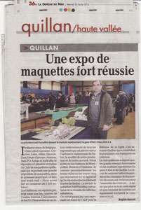 Article La Dépêche 26/02/2014