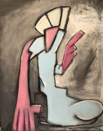 Fingerzeig 40 x 50 Acryl