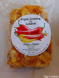 Kripik kentang dari Tjap Lombok