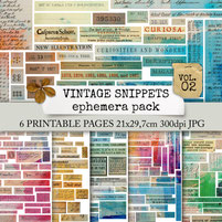 VINTAGE SNIPPETS VOL. 2 EPHEMERA PACK