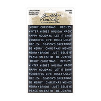 LABEL STICKERS SENTIMENTS CHRISTMAS 2022