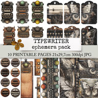 TYPEWRITER - EPHEMERA PACK