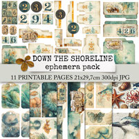 DOWN THE SHORELINE - EPHEMERA PACK