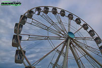 White Wheel Küchenmeister Riesenrad Kik Kirmes Volksfest Technical Park Big Wheel