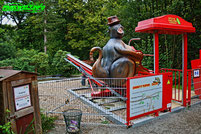 Affen und Vogelpark Eckenhagen Tierpark Wildpark Zoo Nordrhein Westfalen Mini Starflyer Karussell Heinz