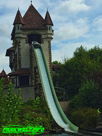 Badewannen Fahrt - Tripsdrill Erlebnispark Log Flume Mack Rides Wasserbahn Wild