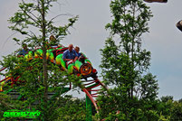 Achterbahn Zierer Medium Tivoli Coaster Mondo Verde Landgraaf Niederlande Holland Freizeitpark Zoo Wildpark Weltpark Gärten Blumen Attraktionen Fahrgeschäfte Infos Bilder Attractiepark Achterbahn