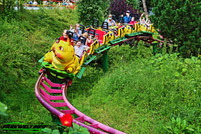 Raupen express zierer achterbahn attraktion freizeitpark schwaben park