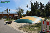 Hüpfkissen Wabbel Babbel Landerlebnis Jansen Westerstede Freizeitpark Themepark Amusementpark Achterbahn Attraktionen Fahrgeschäfte Parkplan Park Plan Anfahrt Parkplatz