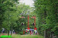 Seilbahnen Sunkid Heege Sky Dive Seilbahn Tolk Schau Familien Freizeitpark Tolk Schleswig Holstein Attraktionen Fahrgeschäfte Grillhütte Adresse Themepark Achterbahn