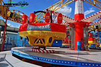 hurricane the action ride karlheinz heine kmg fun factory  Rollercoaster Coaster Kirmes Volksfest Jahrmarkt Attraktion Fahrgeschäft Karussell  