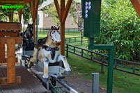 Pferdereitbahn Metallbau Emmeln Reitbahn Jaderpark Tierpark Freizeitpark Jade Themepark Achterbahn Wasserbahn Attraktionen Info News Park Plan Map Guide Adresse Fahrgeschäfte Tiere 
