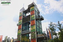 Hatari Towers Funhouse the tower eventcenter Kirmes Serengeti Park Hodenhagen Freizeitpark Themepark Amusementpark Attraktionen Tiere Wildtiere Safari Achterbahn Rollercoaster Coaster Safaripark Info Map Guide Park Plan