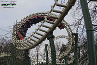 Python Vekoma Arrow Dynamics Double Loop Corcscrew Efteling Achterbahn Rollercoaster Attraktionen Adresse Coaster Märchen Freizeitpark Themepark Resort Attraktionen Fahrgeschäfte Niederlande Holland Info Park Plan Map Guide Info