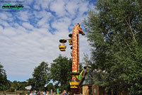 Giraffenturm Metallbau Emmeln Flying Wheel  Jaderpark Tierpark Freizeitpark Jade Themepark Achterbahn Wasserbahn Attraktionen Info News Park Plan Map Guide Adresse Fahrgeschäfte Tiere 