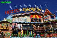 Hotel Edelweiss Rene Rasch Laufgeschäft Fun Hous Dietz Spaßfabrik Kirmes Volksfest