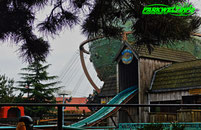 Ripsaw Falls Reverchon Log Flume Wasserbahn Wild Wasser Bahn Attractiepark Slagharen Freizeitpark Themepark Attraktionen Fahrgeschäfte Info Park Plan map guide anfahrt 