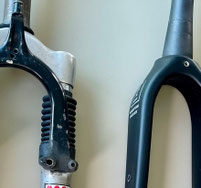 Carbon Gabel MTB Starrgabel-Federgabel Vergleich