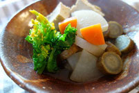けんちん汁、ごま油、根菜、汁物