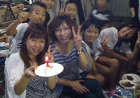 NAOKOさんお誕生日おめでとう~(^-^)